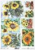 Papel Decoupage pintura contemporánea, girasoles*Бумага Декупаж современная живопись, подсолнухи*Papier Decoupagepapier zeitgenössische Malerei, Sonnenblumen